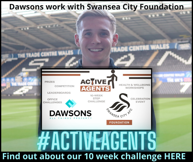 Dawsons link with Swansea City FC Foundation in their #ActiveAgents 10 week challenge