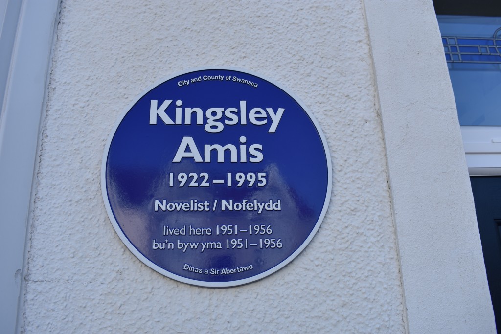 The blue plaque on The Grove, Uplands