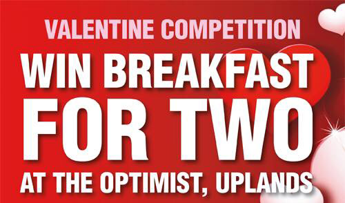 valentine competition at The Optimist 2017