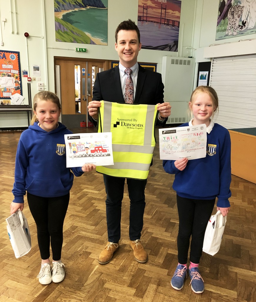 Friends of Dunvant Primary School receive a boost for their parking patrol