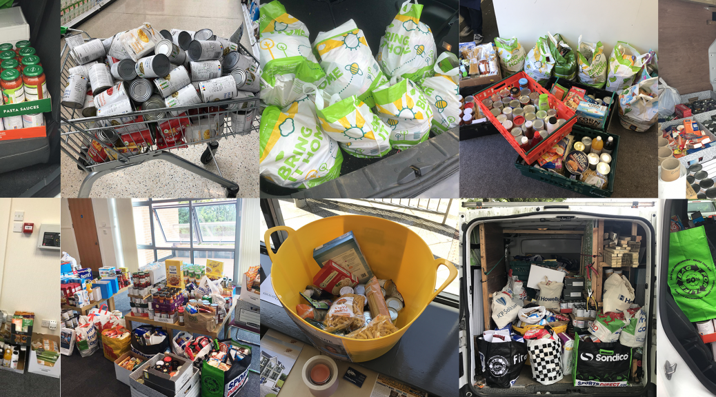Dawsons food drive 2019 for the Trussell Trust