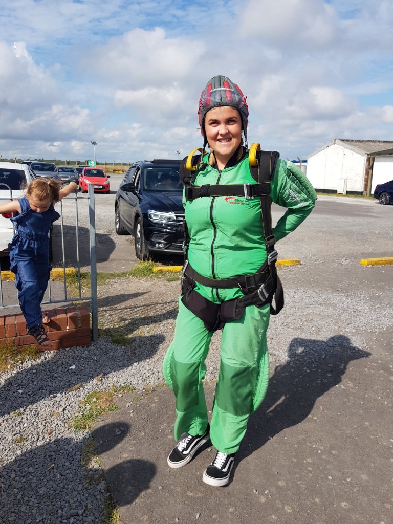 Gemma Dawsons Property Skydiving for Ty Olwen