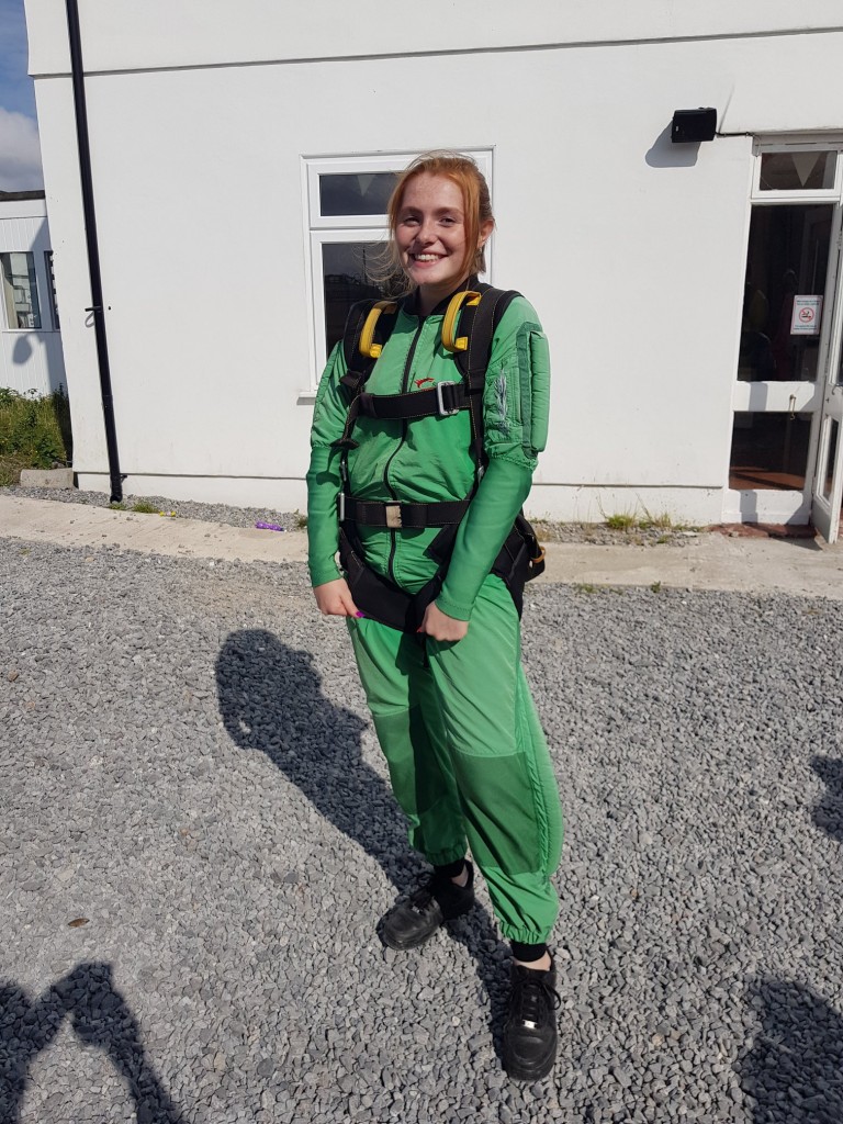 Bronte Dawsons Property Skydiving for Ty Olwen