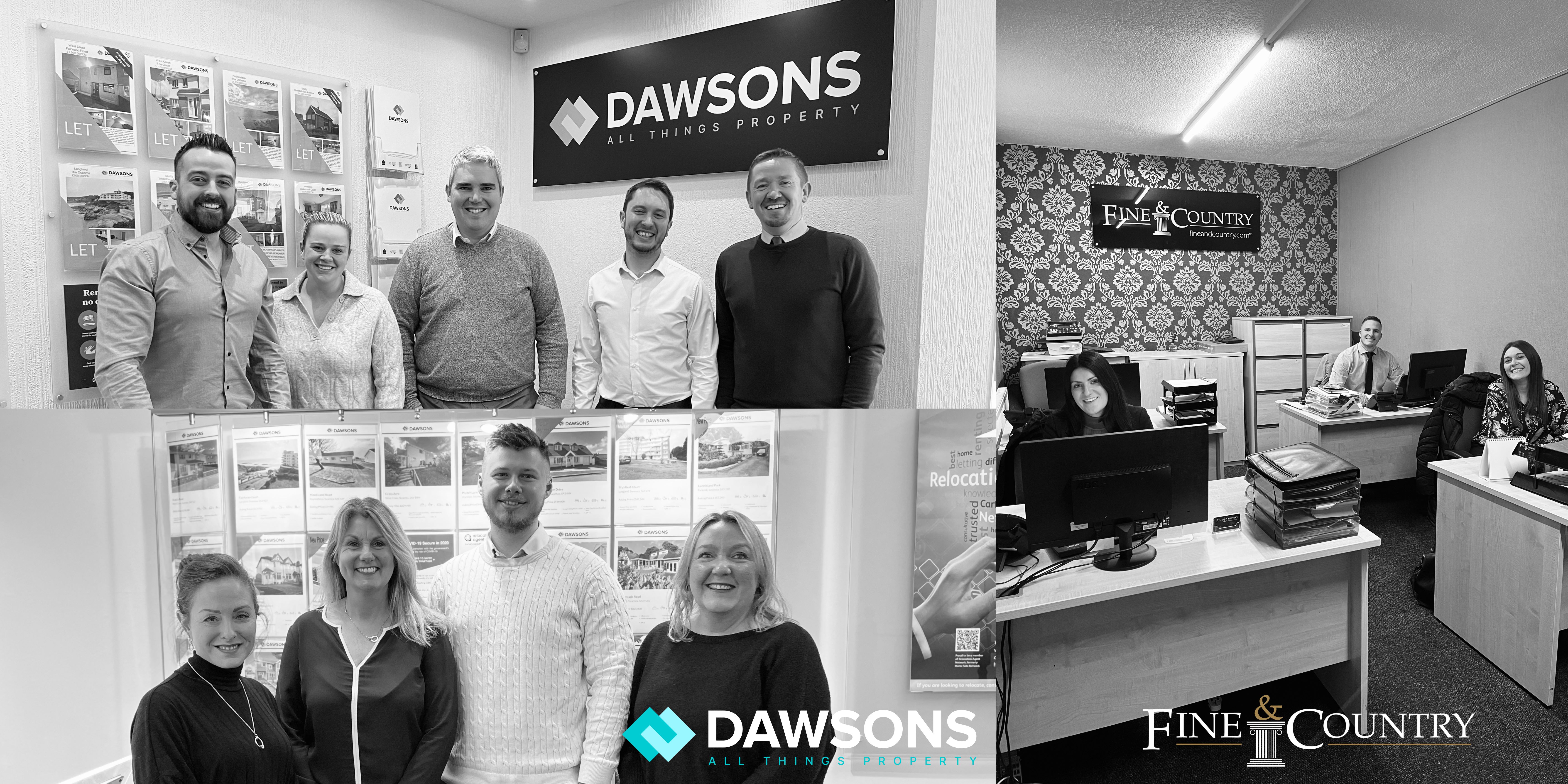 Front of Dawsons Mumbles Sales, Lettings, Fine & Country branch