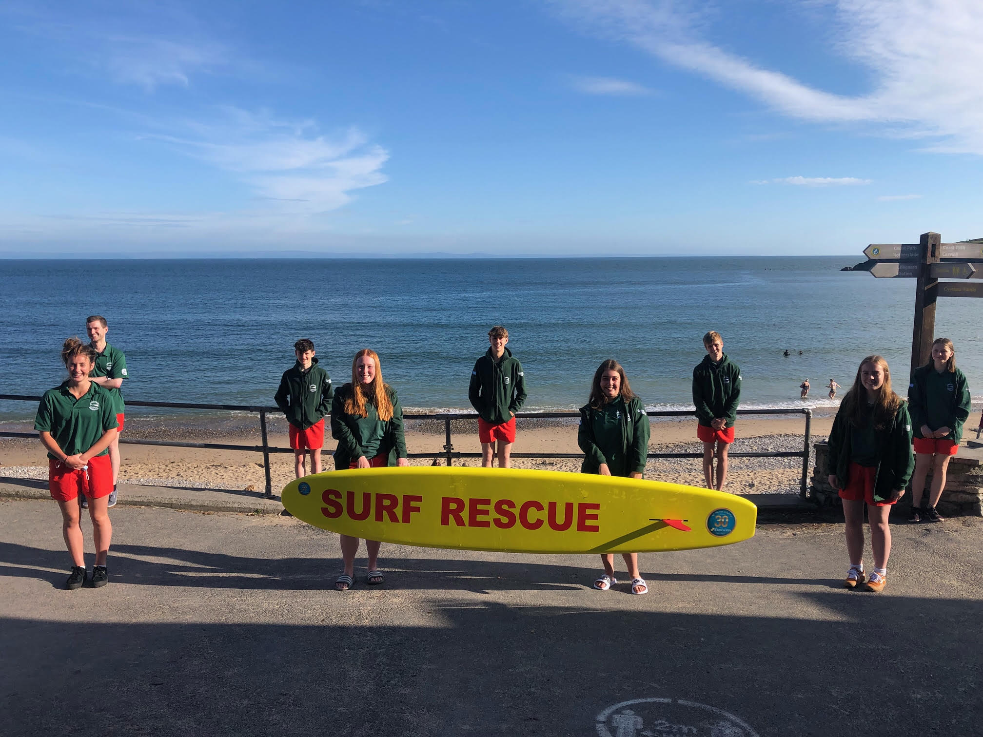 Dawsons Property sponsor the Swansea Lifeguards (1)