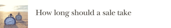 How long should a property transaction take