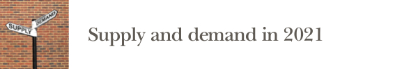 Property supply and demand in 2021