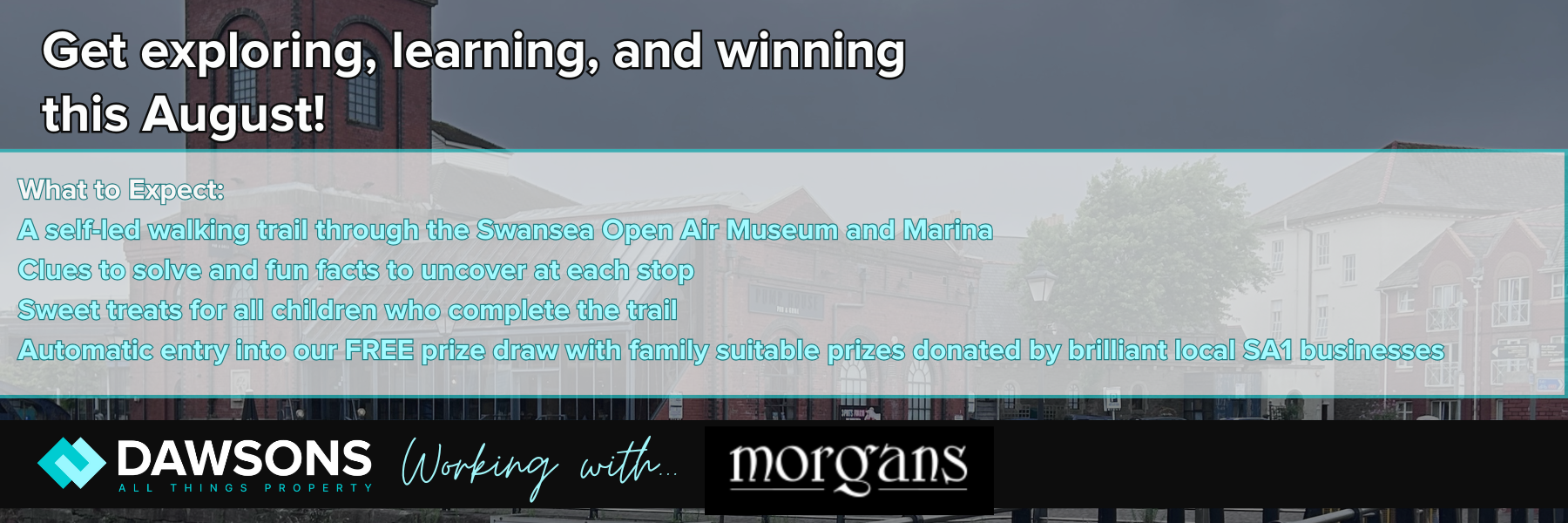 Swansea Marina Summer Trail blog banner August 2025